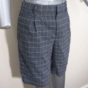 BOGO 🆓! Banana Republic Checkered Shorts Gray 30
